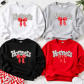 Freeburg Hornets Polka Dot Bow- Sweatshirt