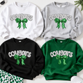 Smithton Cougars Polka Dot Bow- Sweatshirt