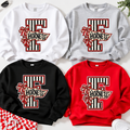 Freeburg Hornets Large F with Flag - Sweatshirt