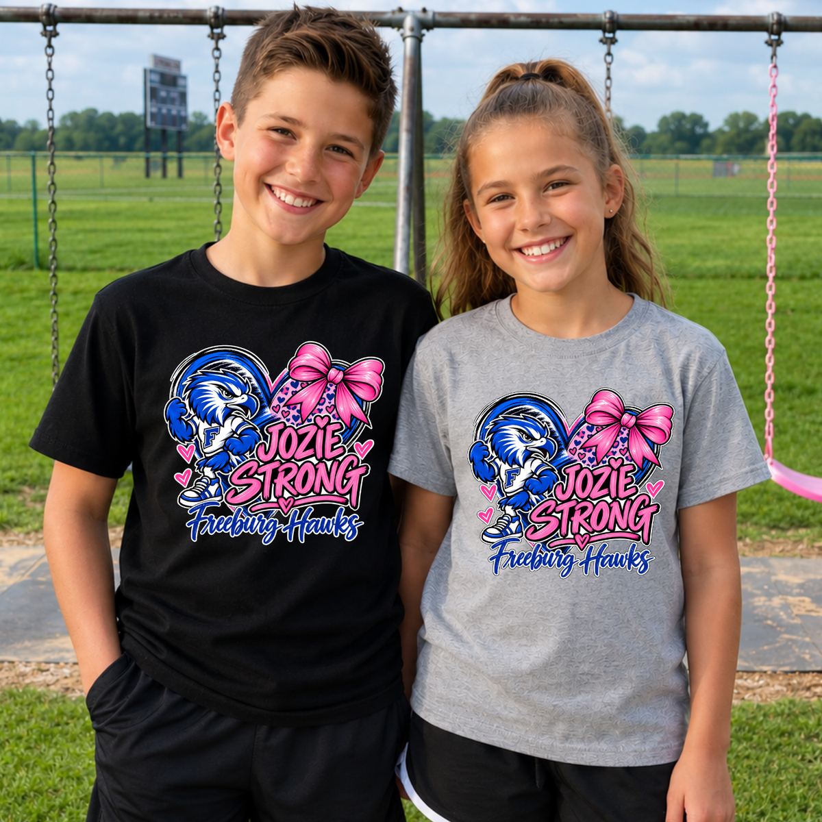 🩷 JOZIE STRONG  - Hawks T-Shirt