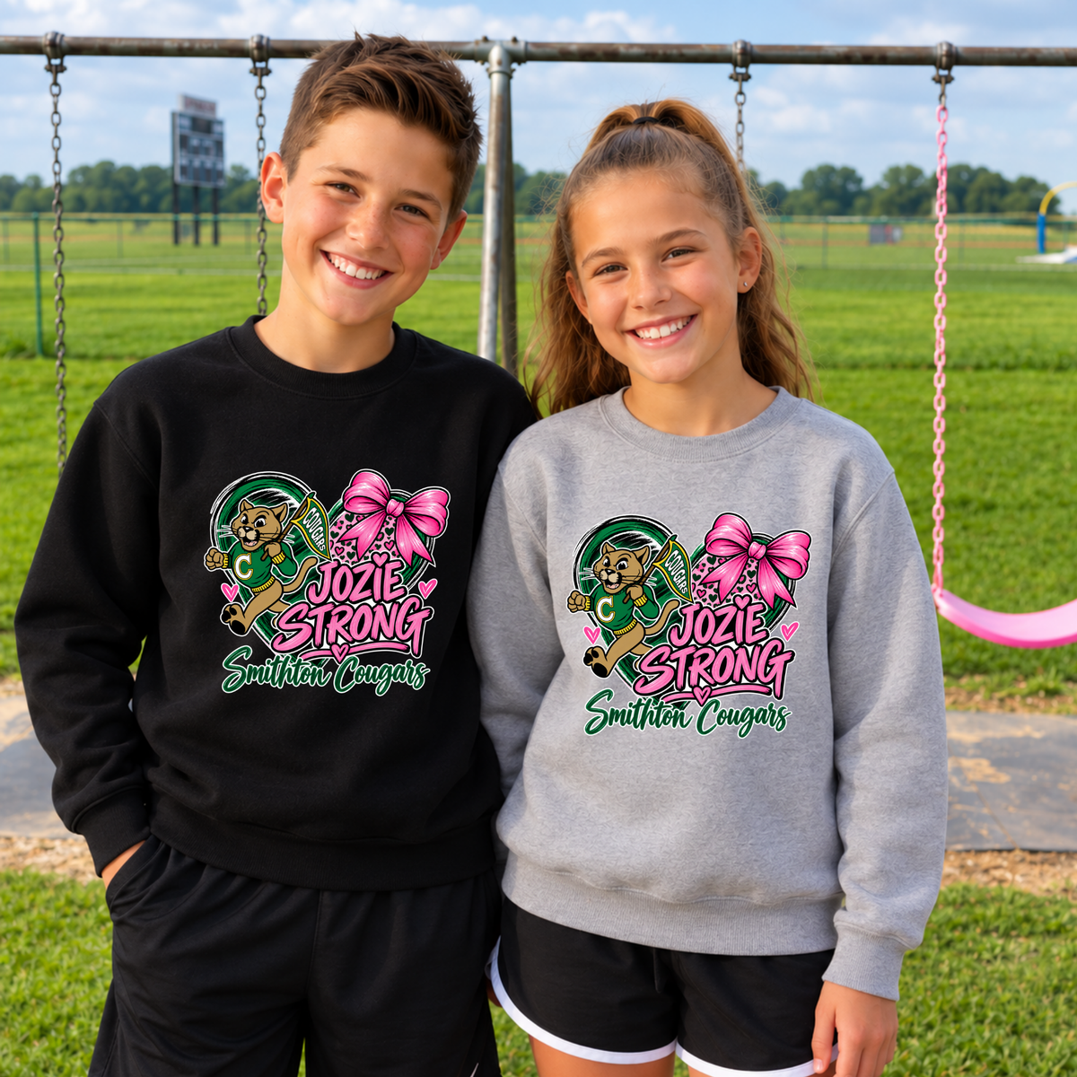 🩷 JOZIE STRONG  - Cougars Sweatshirt