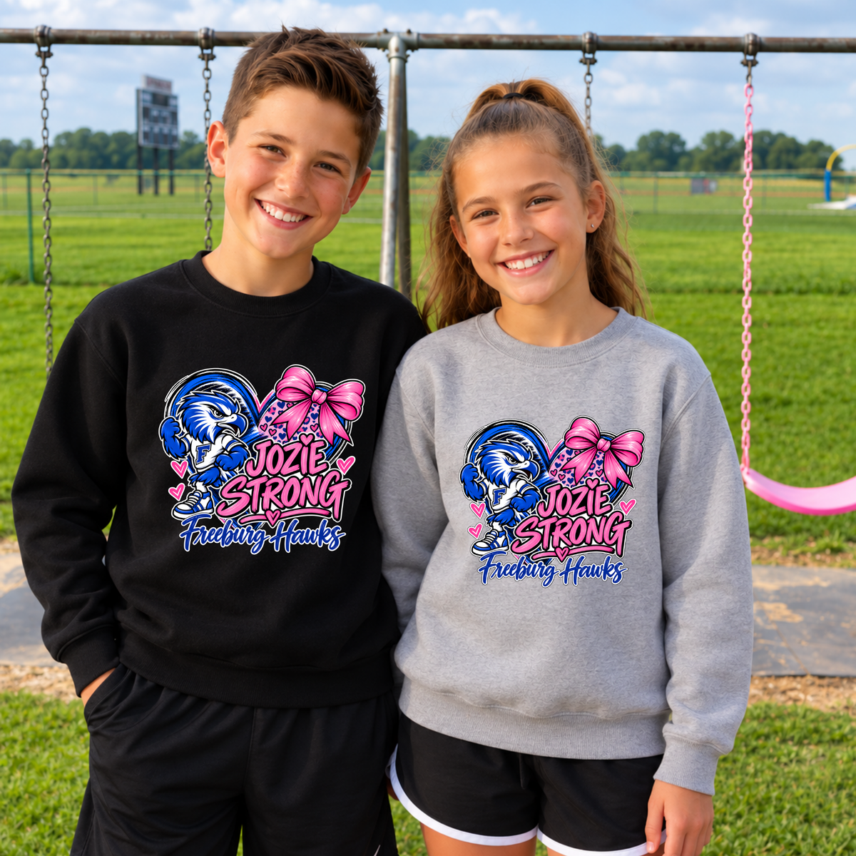 🩷 JOZIE STRONG  - Hawks Sweatshirt